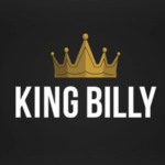 KingBilly Casino Logo mit schwarzen Hintergrund