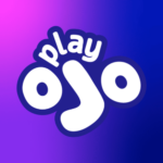 PlayOJO Casino Logo mit Hintergrundfarbe