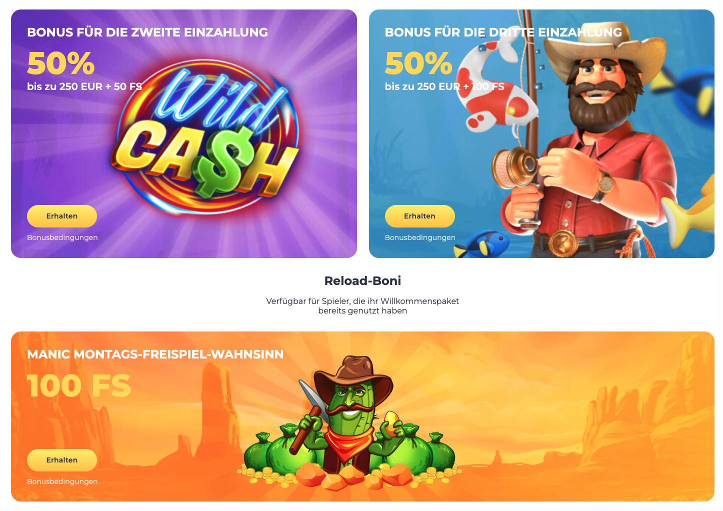 LuckyStart Casino Bonusangebote