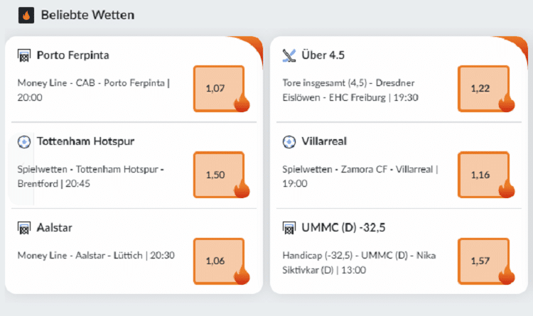 BildBet Wettangebot