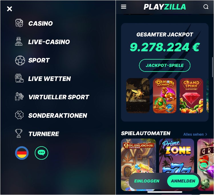 Playzilla Casino App