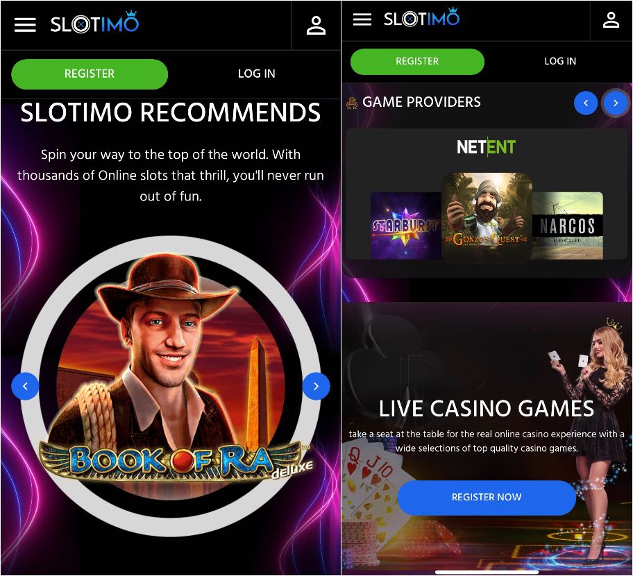 Slotimo Casino App