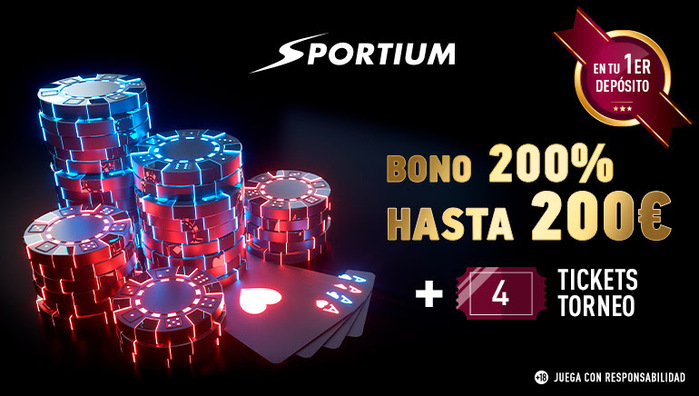 Bono Bienvenida Sportium Poker