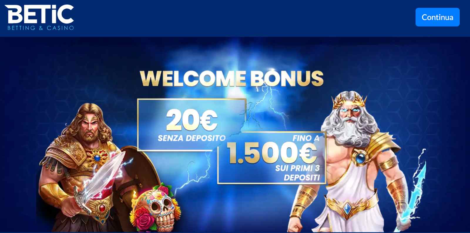 Bonus benvenuto Betic