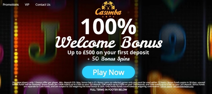 casimba no deposit bonus code