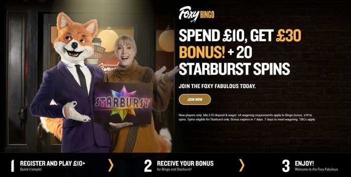 Foxy Bingo Signup