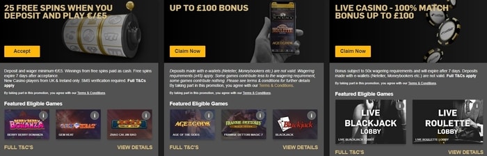 betfair-casino-welcome-bonuses