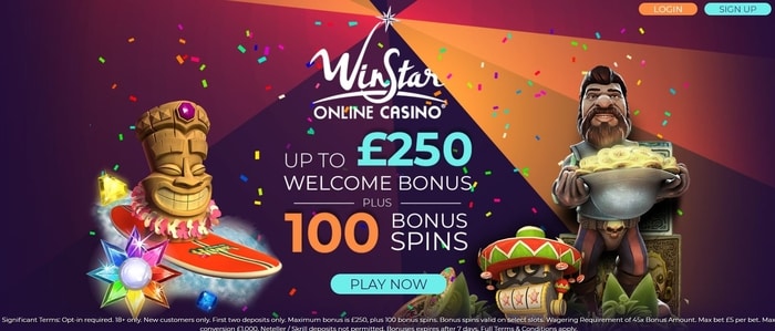 winstar online casino welcome bonus code