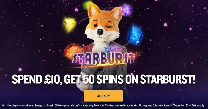 Foxy Bingo 200 Free Spins