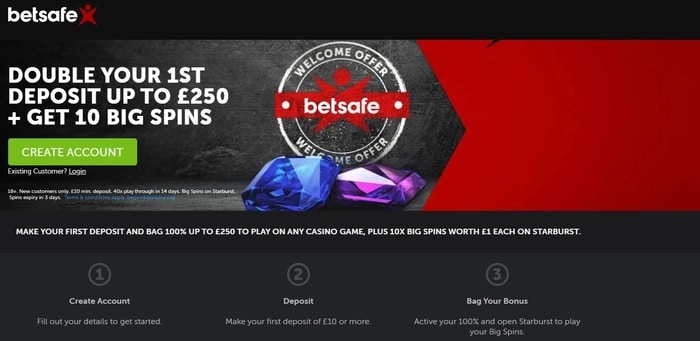 Betsafe sign up offers